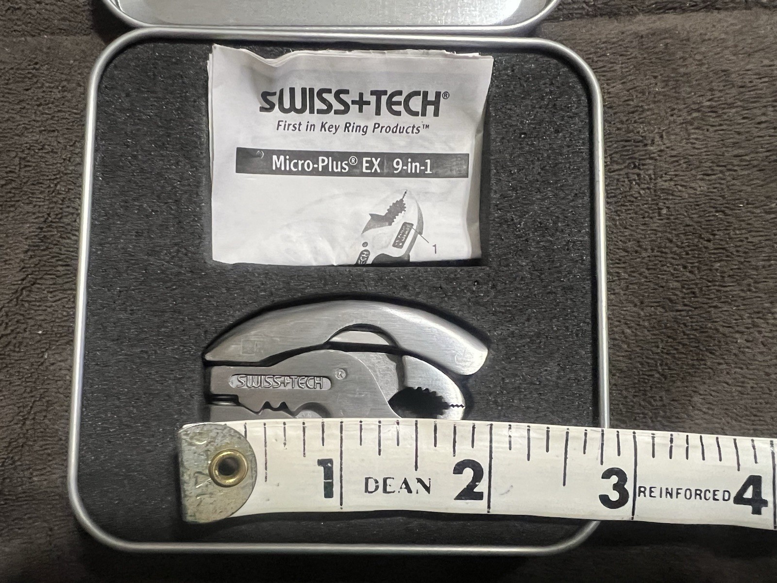 New NIB Swiss+Tech Micro Plus EX 9 In 1 Portable Pocket Multi-Tool