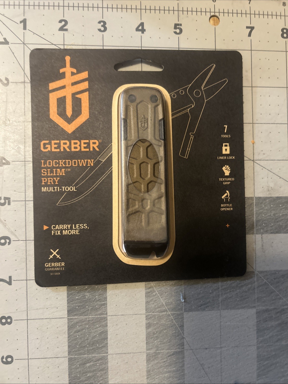 Gerber Lockdown Pry Multi-Tool Stainless Steel Handles EDC Made USA SHIPS FREE