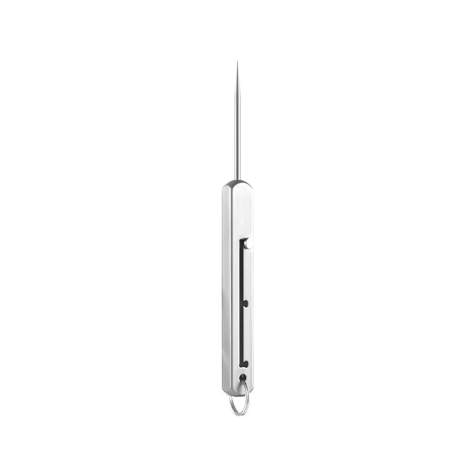 1PC Portable Titanium Toothpick with Holder: Reusable Metal Travel Tool – NEW