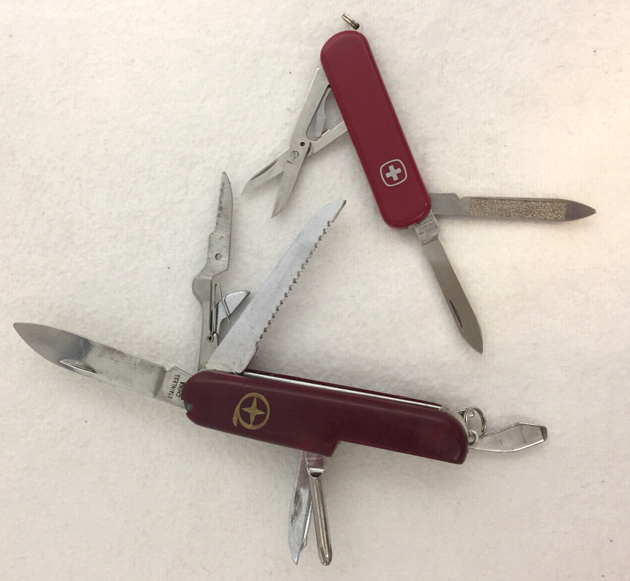 Pocket Knife Folding Multi Tool 12 Stainless Steel Tools Bonus 3 Blade 3″ Tool