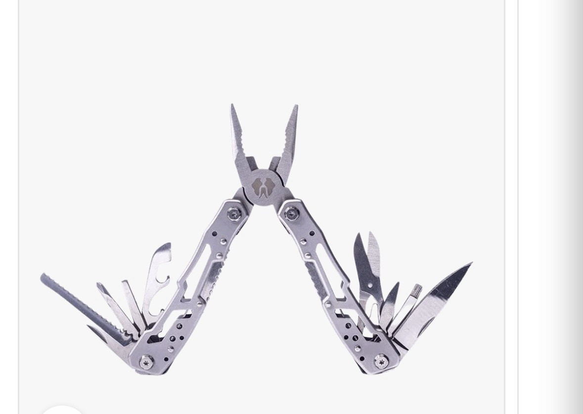 Stainless Steel Multi Tool Black Nylon Everyday Carry Uncharted Supply Co NEW