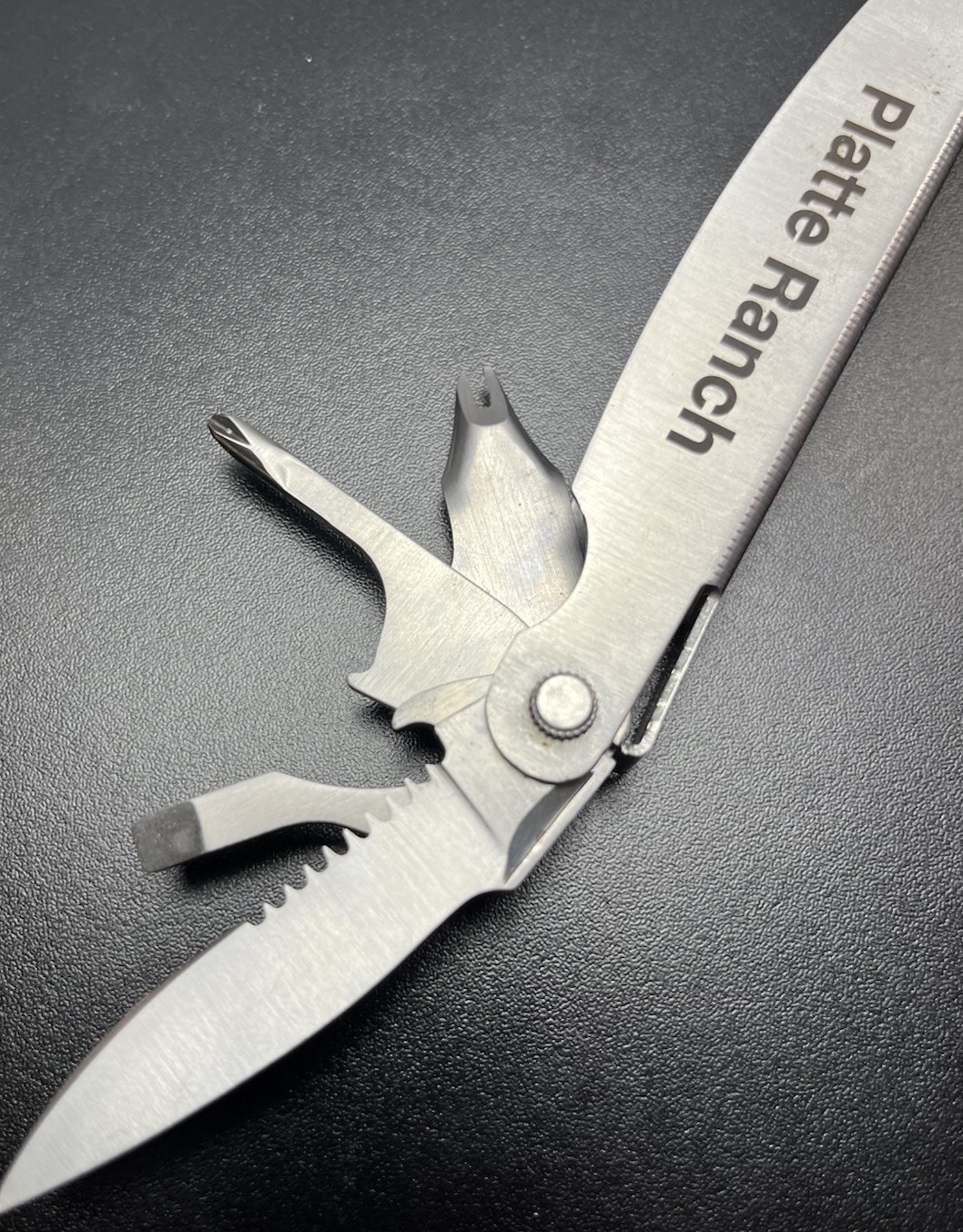 Vintage Barlow Multitool Pliers Knife Scissors Stainless Folding Tool