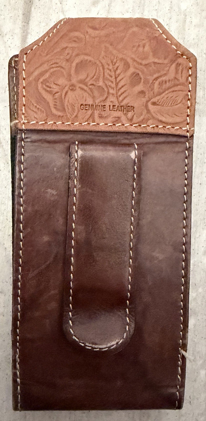 Leather Multi-tool , Knife, Phone Case Clip On Justin LEATHER