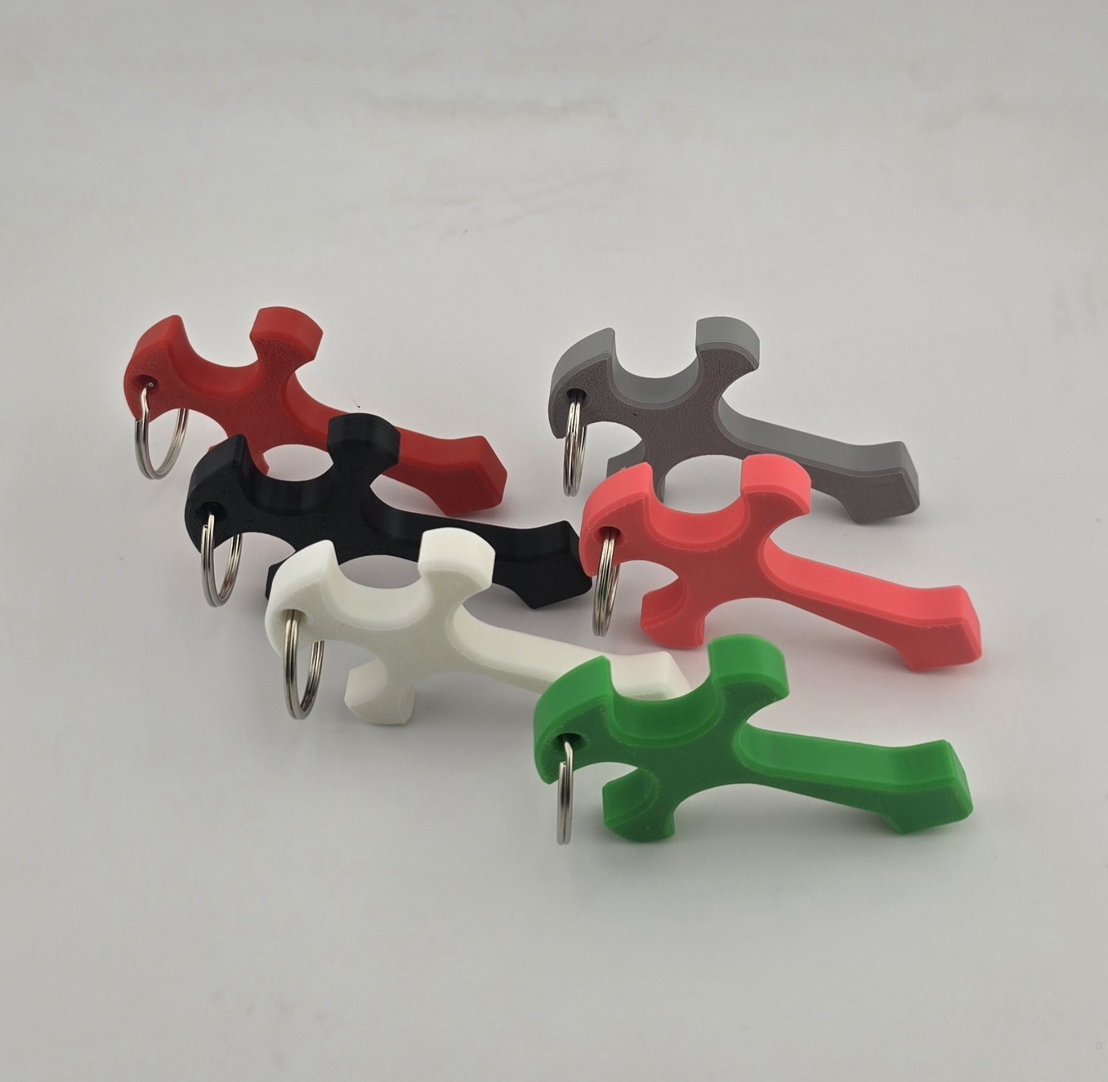 3D Printed Cross Self Defense Keychain 🔥 EDC Protection 🔥 FREE SHIPPING 🇺🇲
