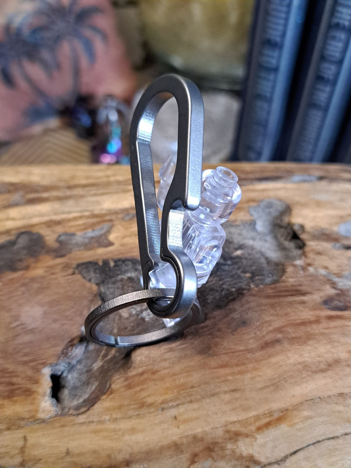 EDC Titanium Carabiner Keychain