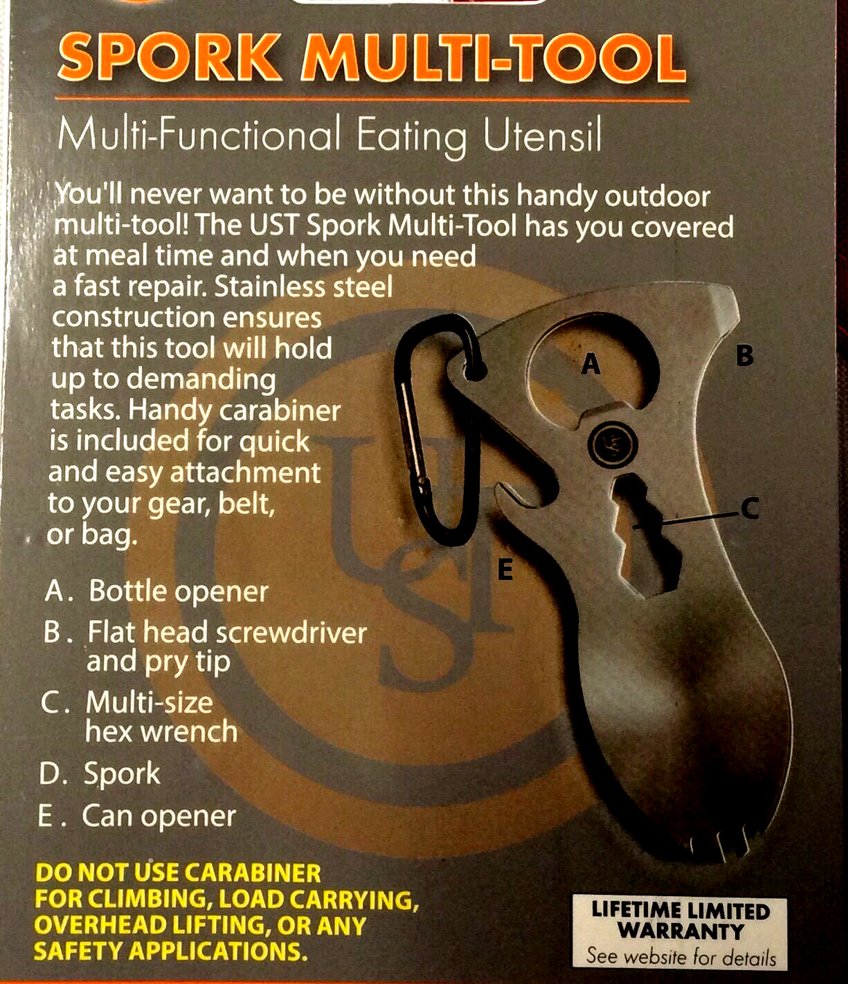 Spork Multi tool utensil camp emergency preparadness gear equipment disaster UST