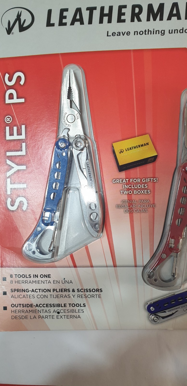 🔥🔥 2X Leatherman Style PS Red and Blue Set Retired New in Blister Very Rare