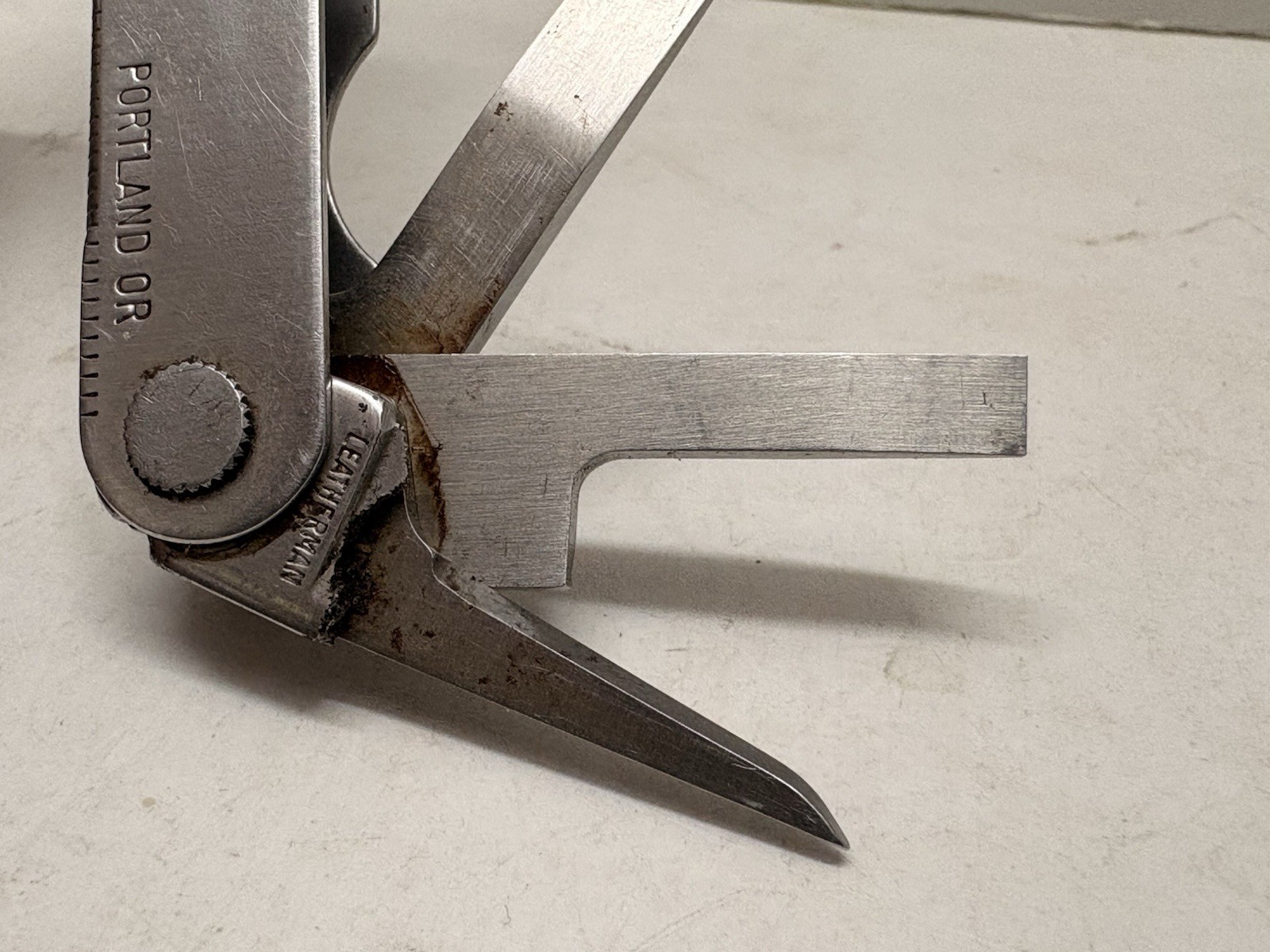 BROKEN BLADE Vintage Original Leatherman Tool US REG TM 1325473 Multi-Tools