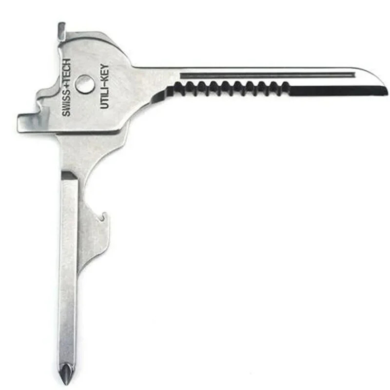 FATCOOL 6 In 1 Utili-Key Mini Multitool Keyring Plier Key Chain Camping Survival