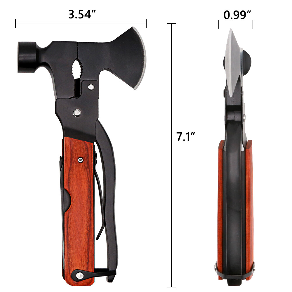 18 in 1 Multitool in Durable for Camping Outdoors Emergency Camper’s Multi-Tool