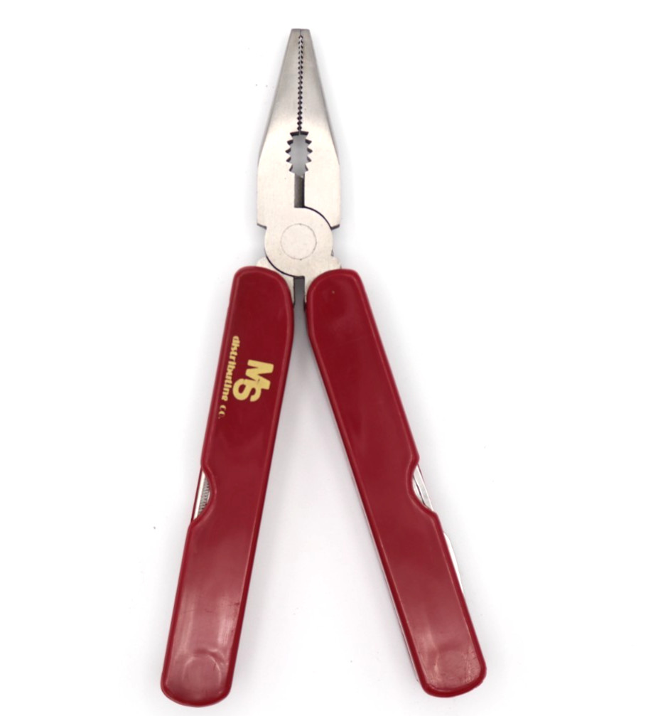 MULTITOOL – PROMO from MS Distributing – 8 Tools – Stainless Steel – with pouch