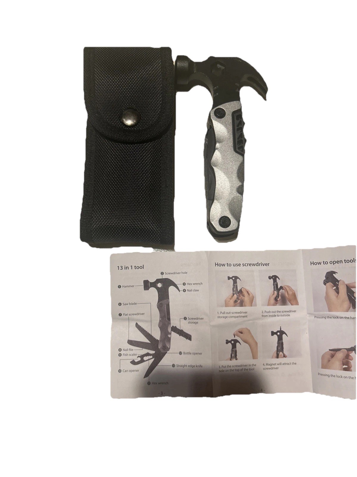 Dr Liliang Multi Tool All In One Stainless Steel with Case Made In China