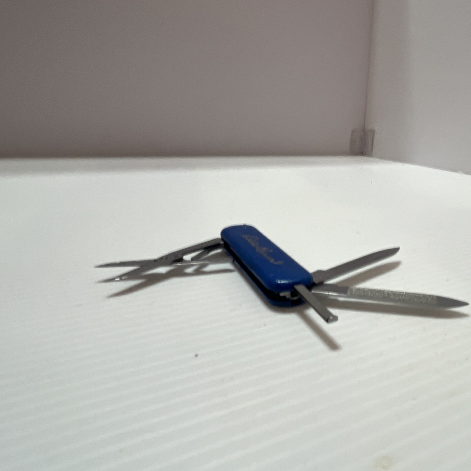 Vintage Eddie Bauer Blue Stainless Steel Multi-Tool Knife