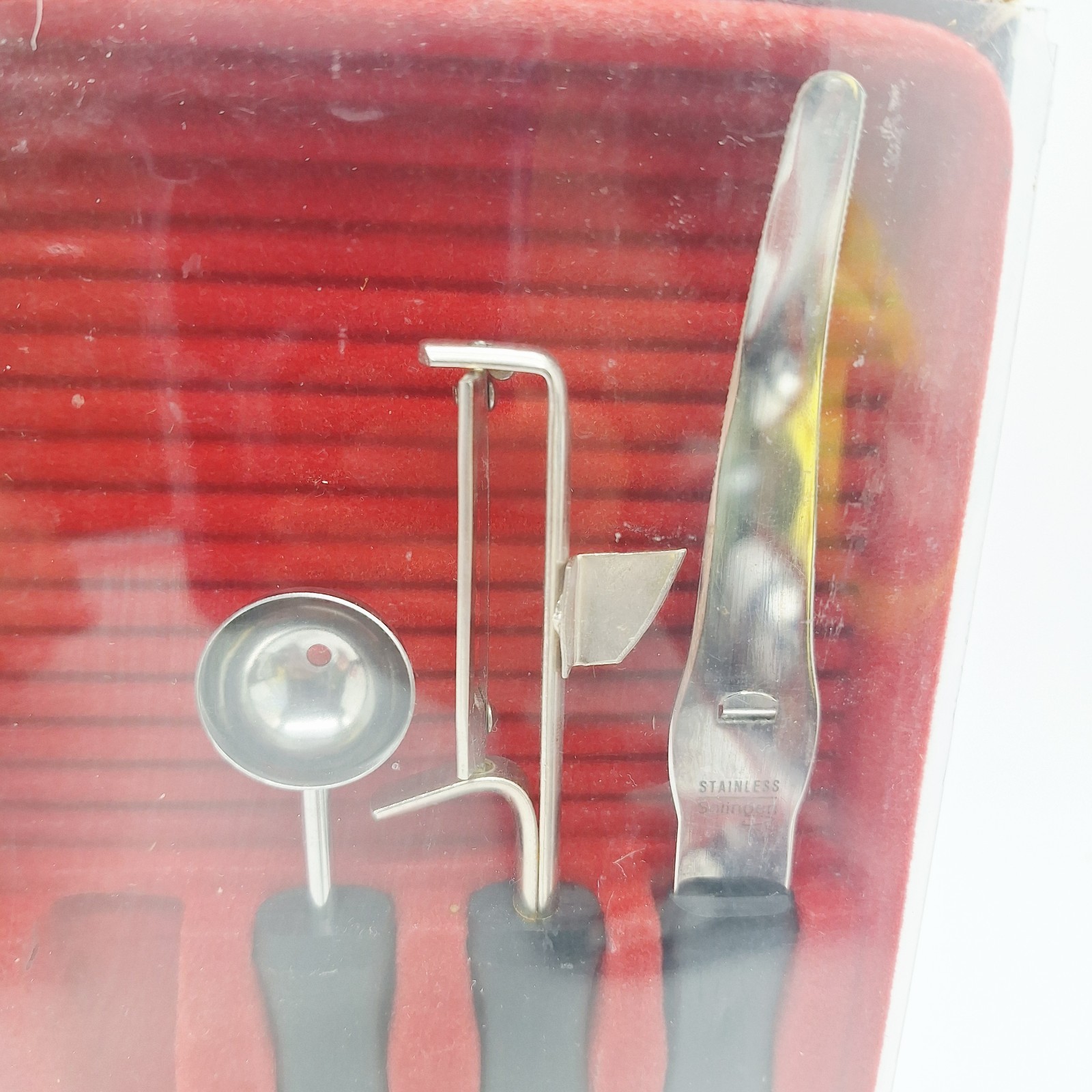 GERBER 3055 4pc Bar Set 3056 3pc Fruit Set Knife Cork Screw Bottle Opener Peeler