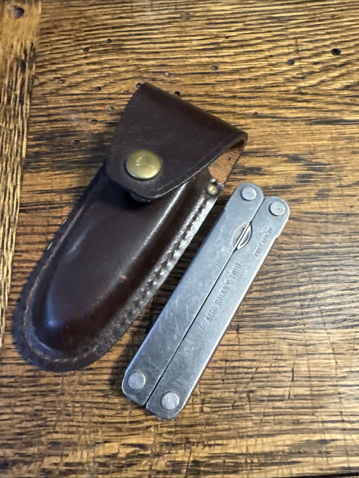 Vintage Leatherman PST Pocket Survival Tool Multi-Tool 01 1997 w/ Sheath