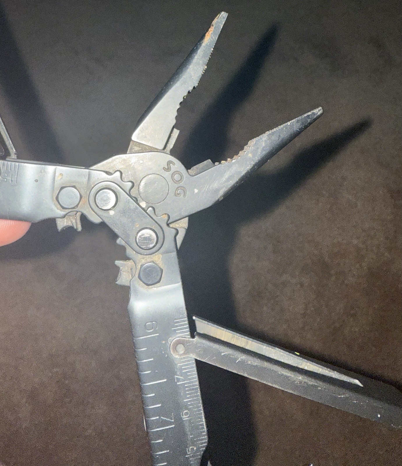 Vintage Sog S6 Stainless Steel Powerlock Wire Cutter Pocket Multi-Tool