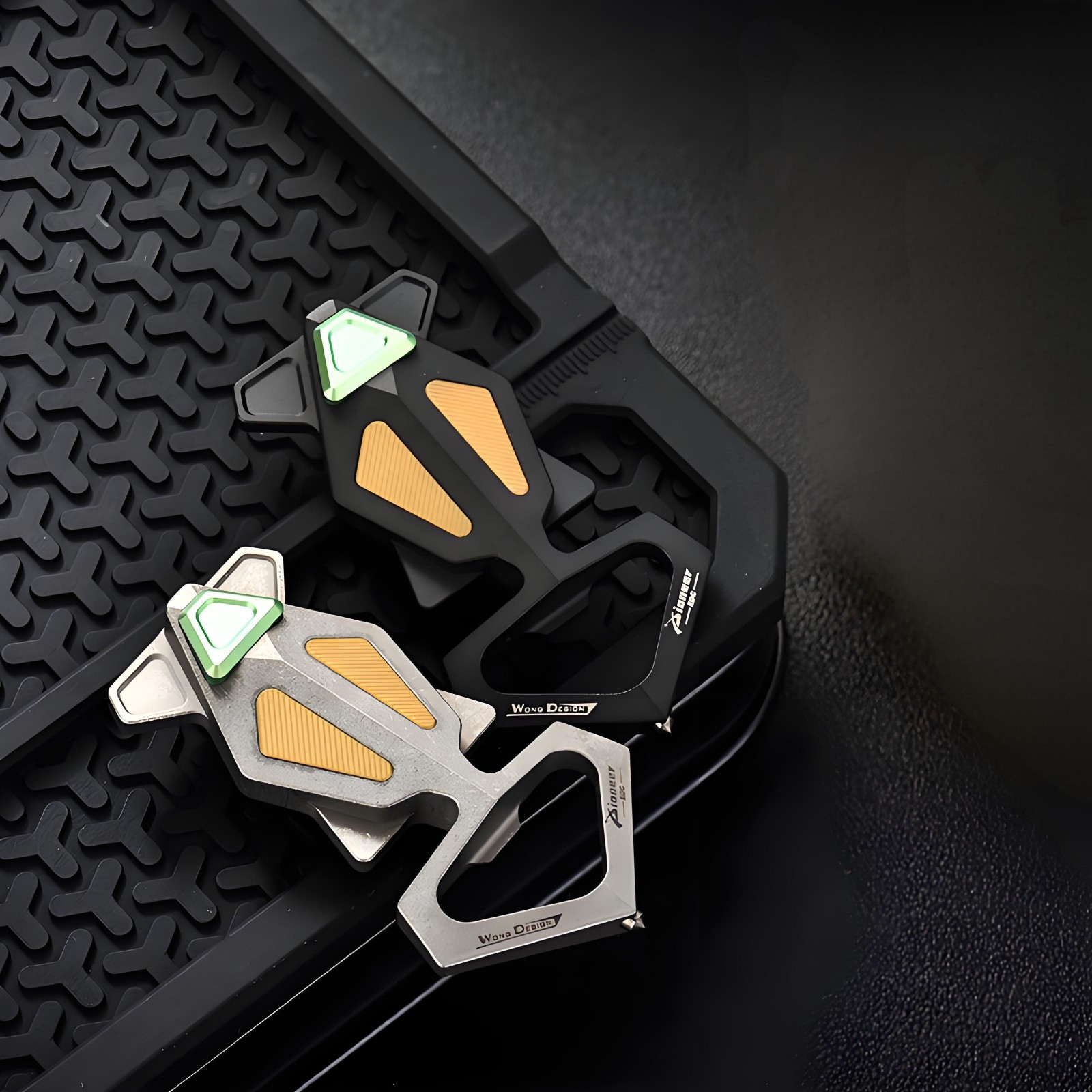Titanium Alloy EDC Multi-Tool Keychain with Bottle Opener Safety Tip
