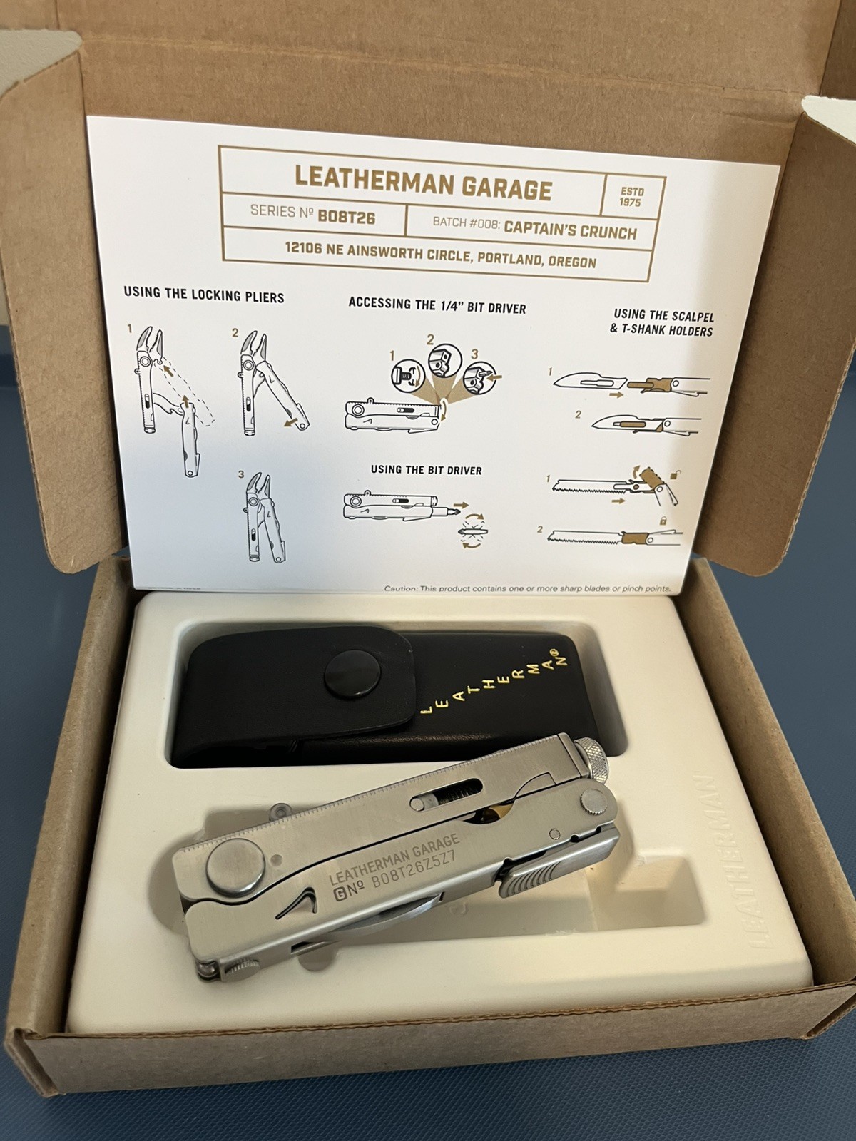 Leatherman -Garage- Batch #008: Captain’s Crunch | Limited Run – New Condition