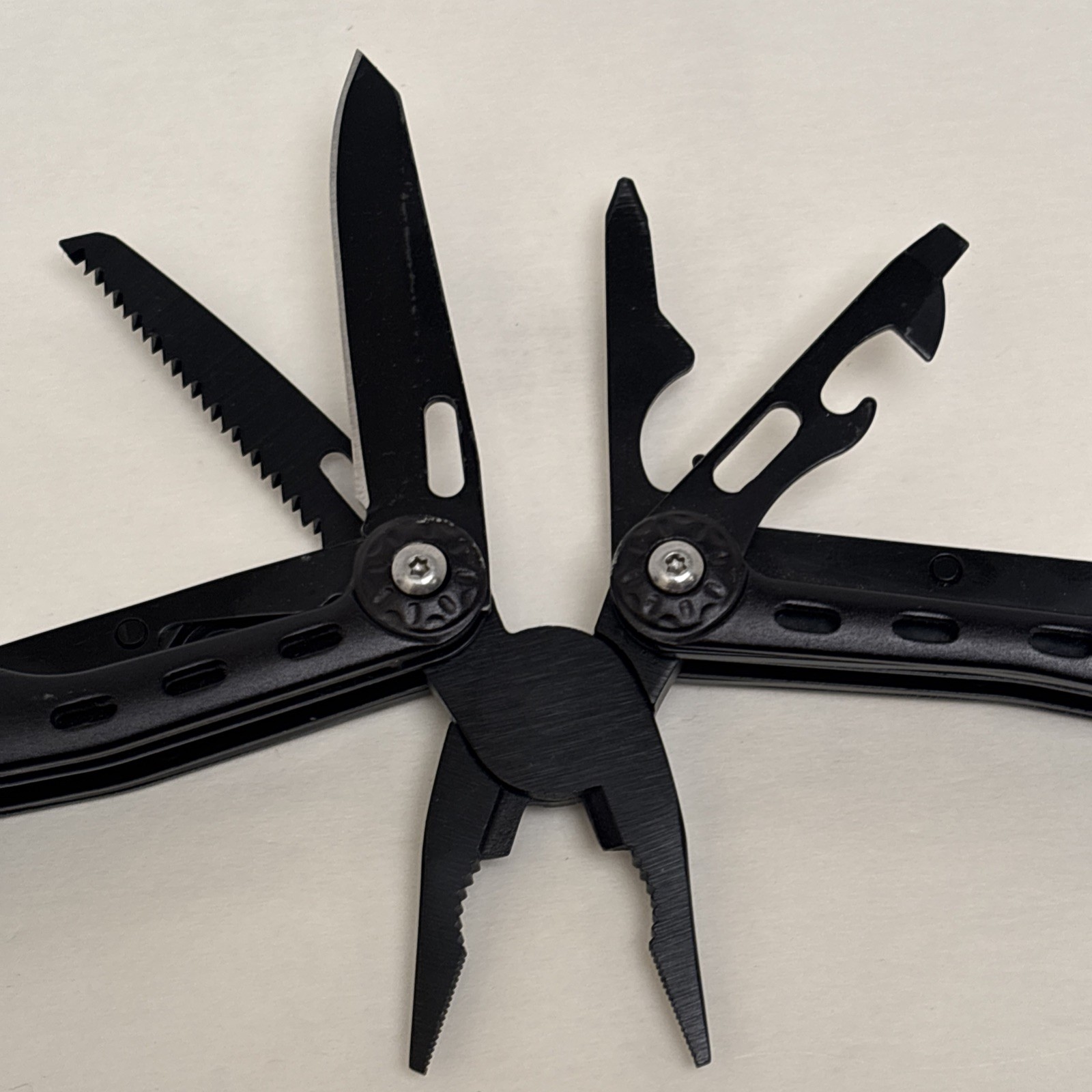 Trail Blazer Multi Tool Black Tactical Hunt Camp Survival Fish Bugout Quality
