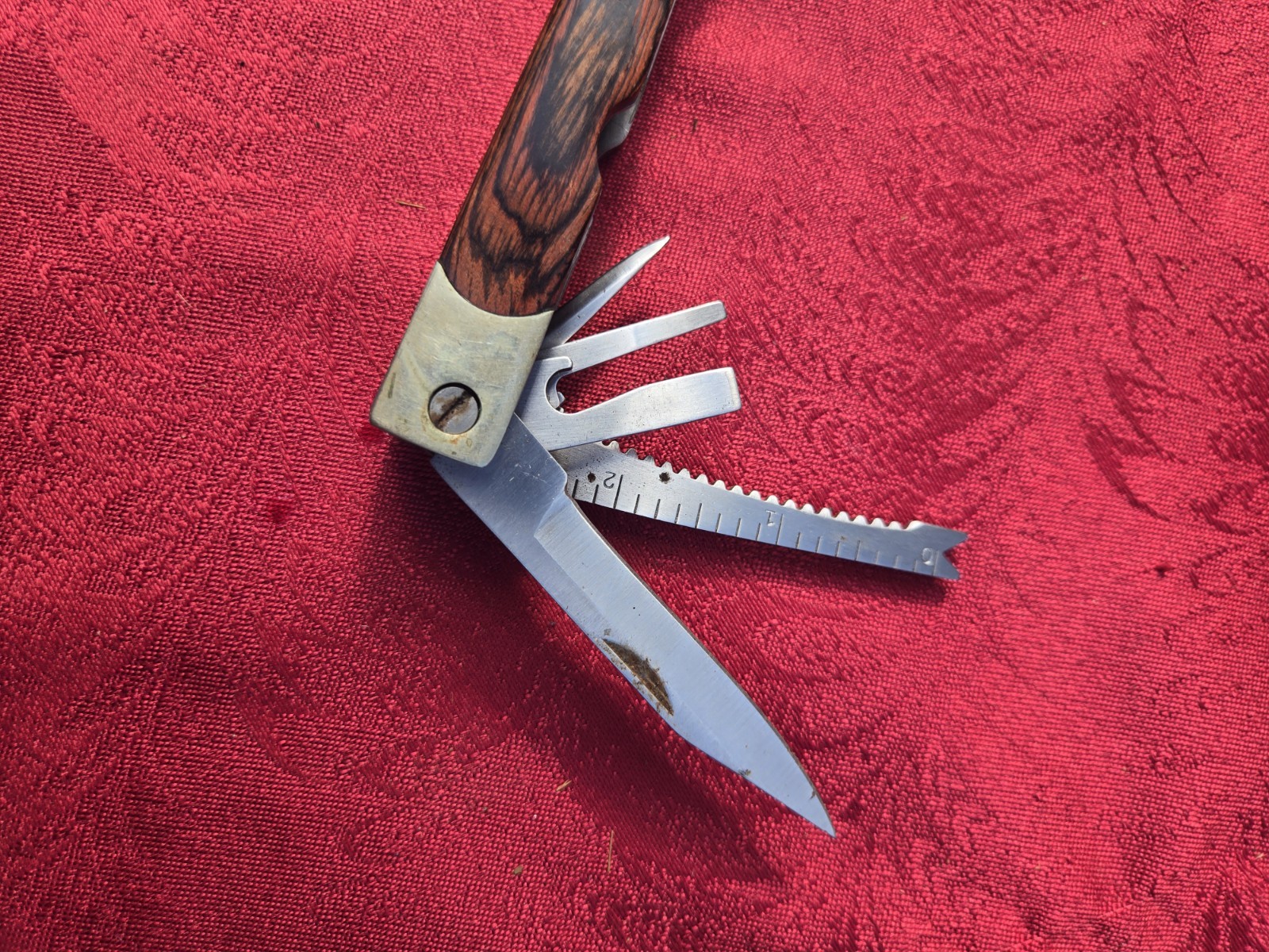 Appalachian Trail Multi-Tool 18-1 Tool – Stainless Steel Wood inlay