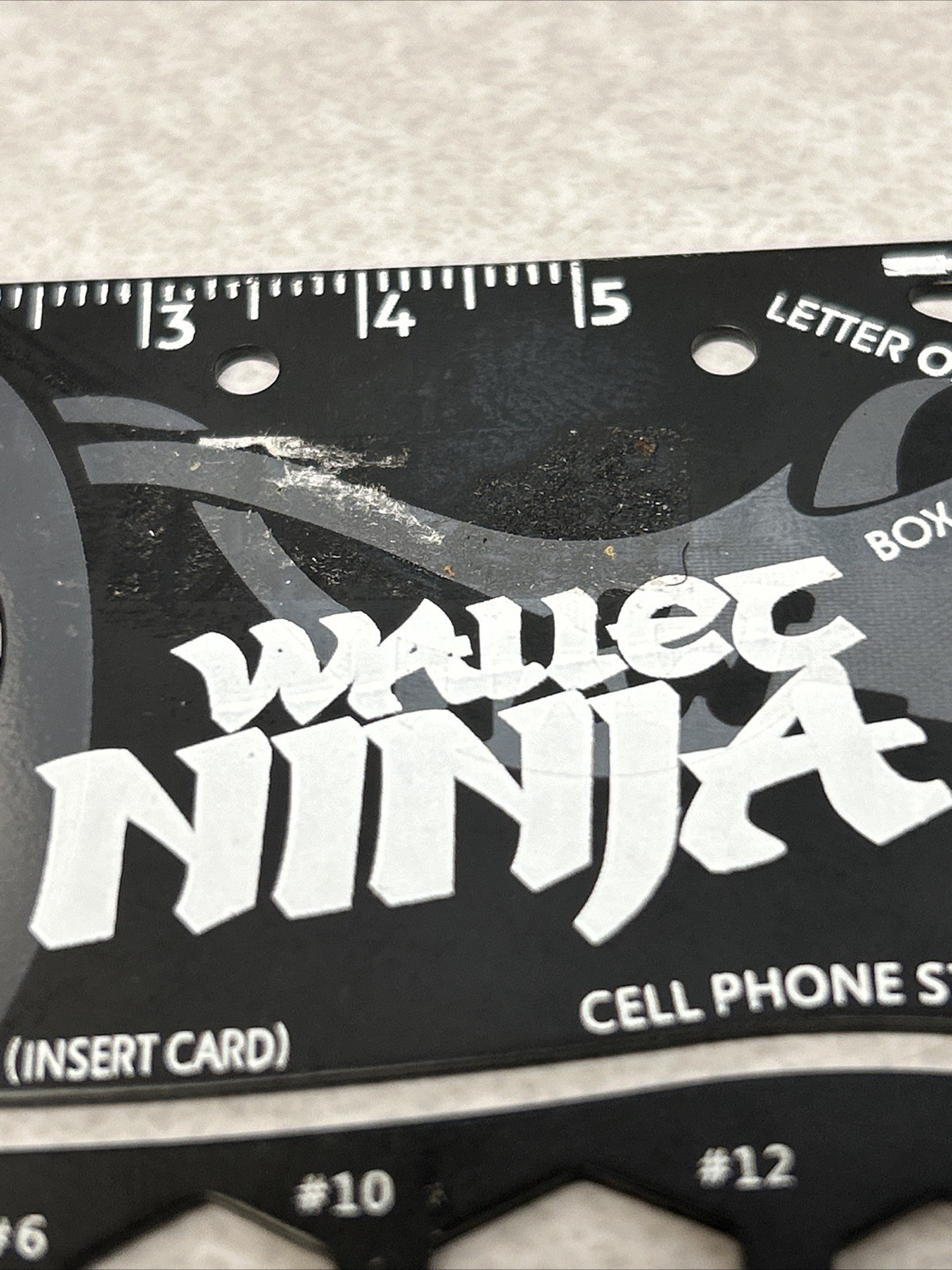 18-in-1 Wallet Ninja Black Multi-Tool Card Pocket Size (NEW OLD STOCK)