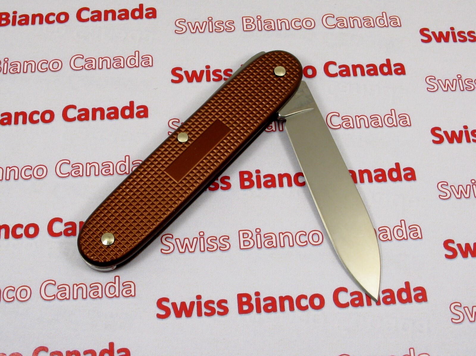 Swiss Bianco Exclusive Victorinox Chocolate Solo Brown Alox Swiss Army Knife