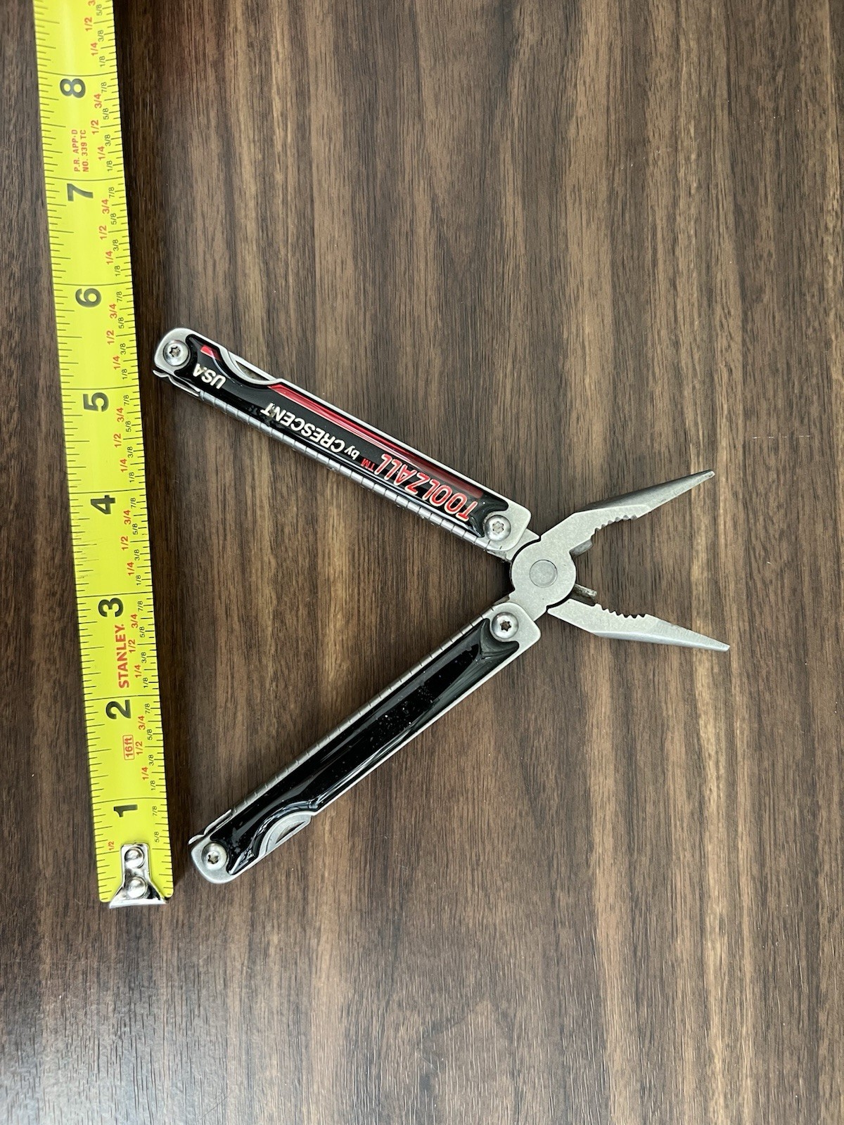 Crescent ToolZall Multi-Tool USA Needle Nose Pliers Fair *Needs Restoration