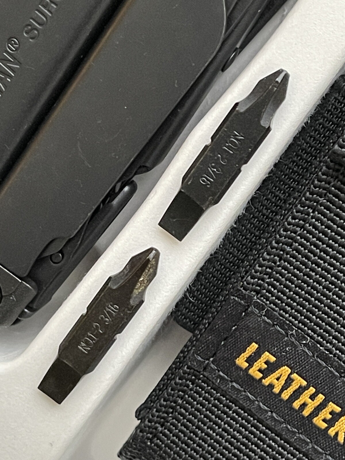 Leatherman Surge Black FULL SET bundle Multitool w/Bit Kit Ratchet Driver + MORE