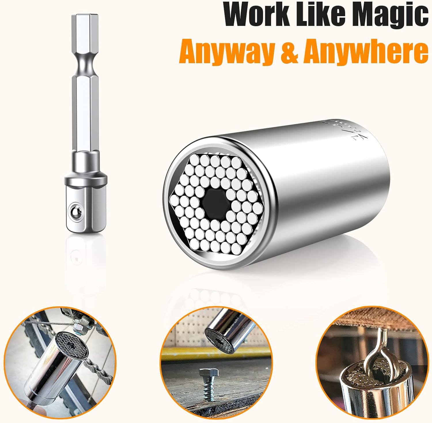 Father’S Day Gifts from Daughter Wife Son, Super Universal Socket Tools Gifts S