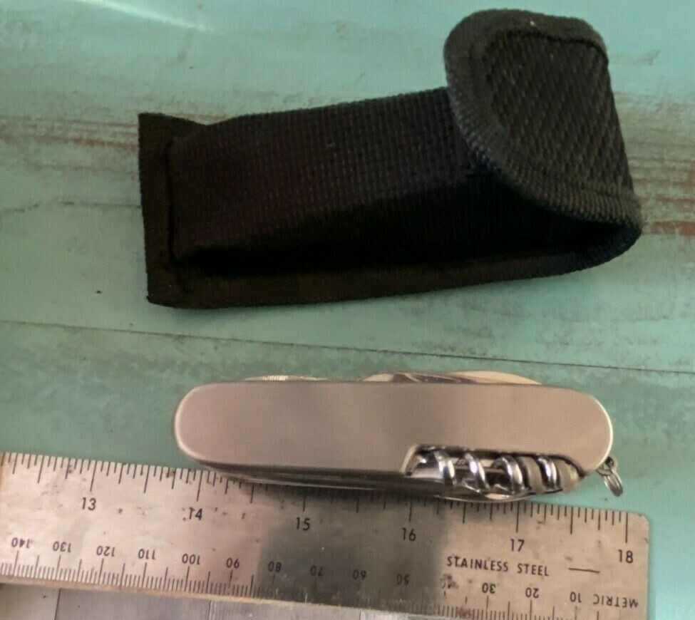 Multi-Function Pocket Knife with Belt Pouch