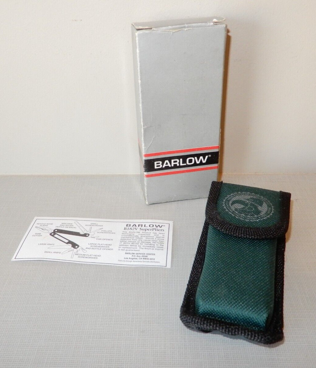 NIB Barlow B182V SuperPliers Multitool with ARCO logo