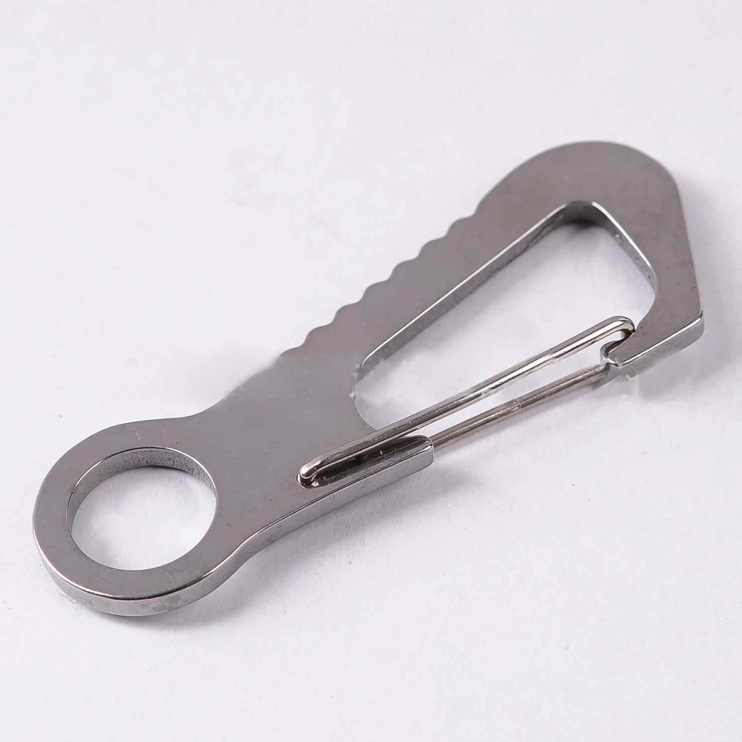 Keychain Stainless Steel-Square Shape Silver Outdoor EDC Multitool Bottle Opener