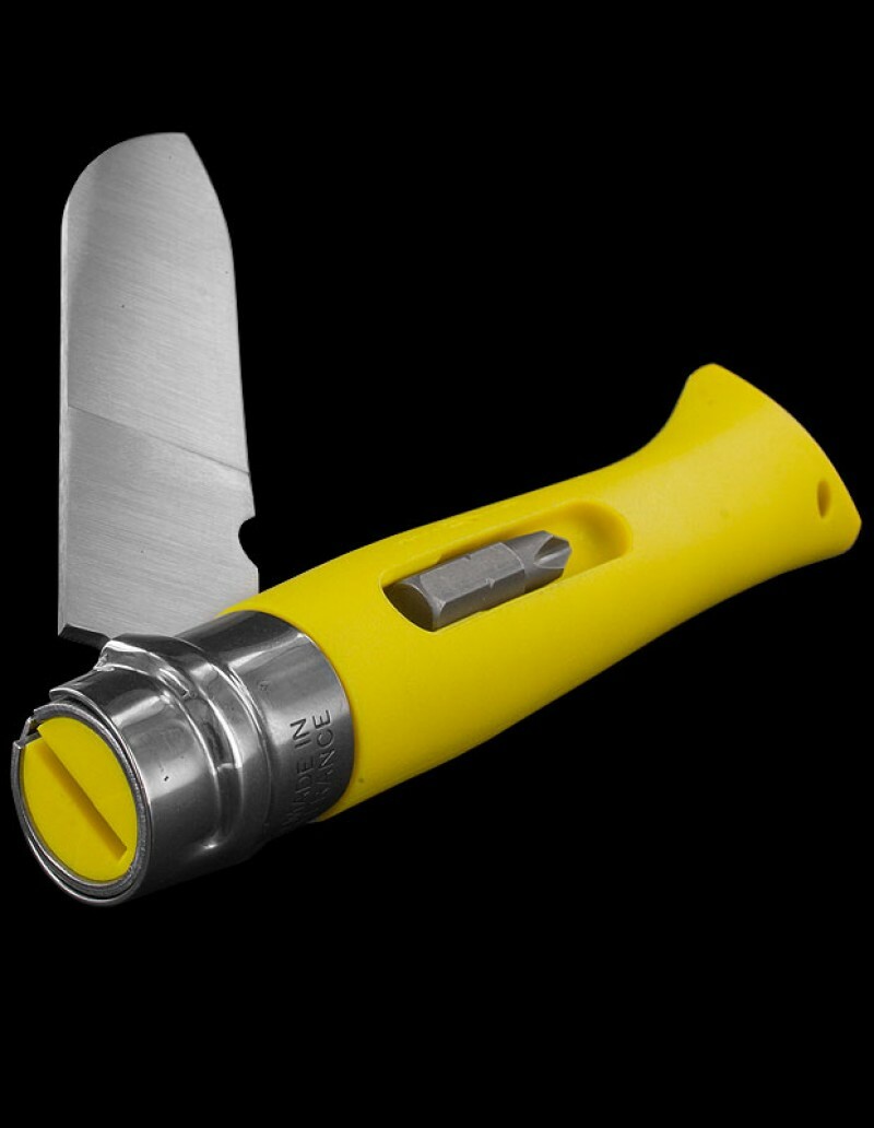 Opinel N°09 DIY Yellow Most elegant for electrician/housekeeping multi tool