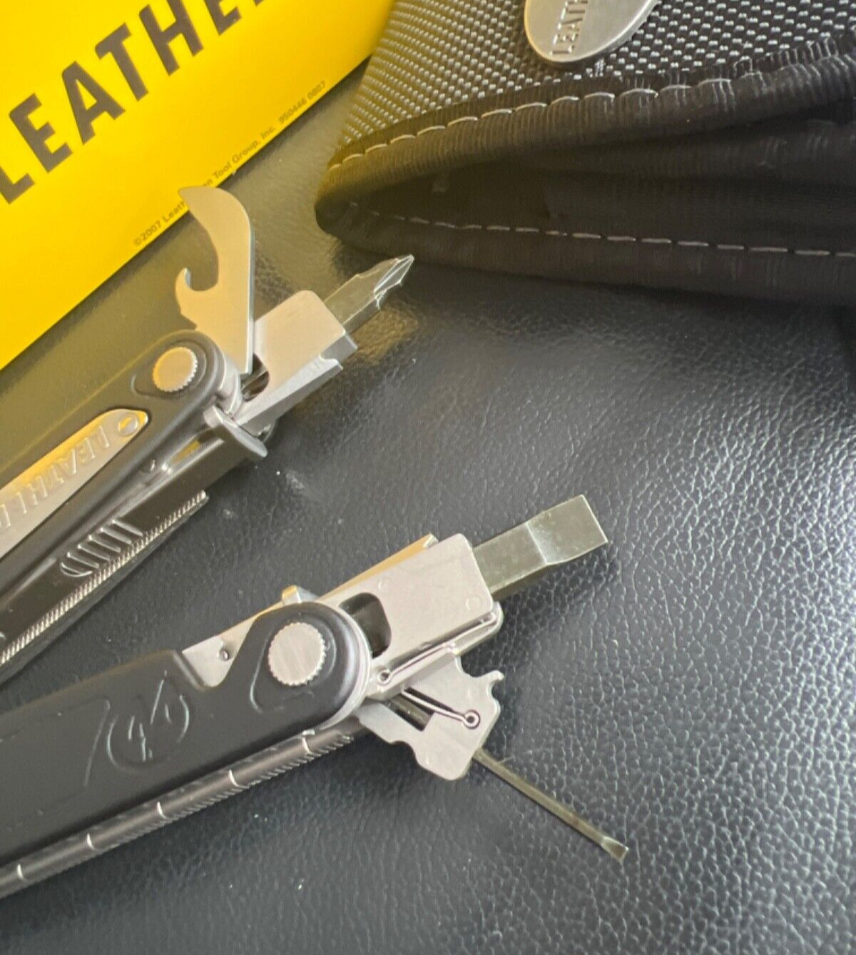 NOS Leatherman Charge ALX 1st Generation New W Box, Papers, Sheath, Extra Bits