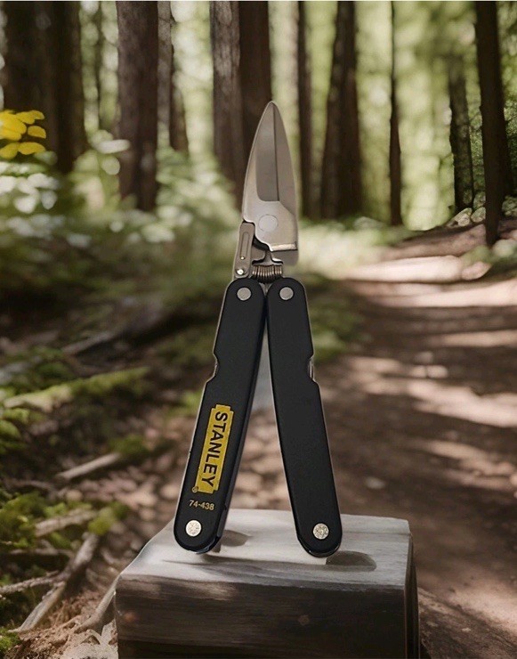 Stanley 74-438 Folding Shears/Multi Tool w/Case Scissors Snips Gardening Utility