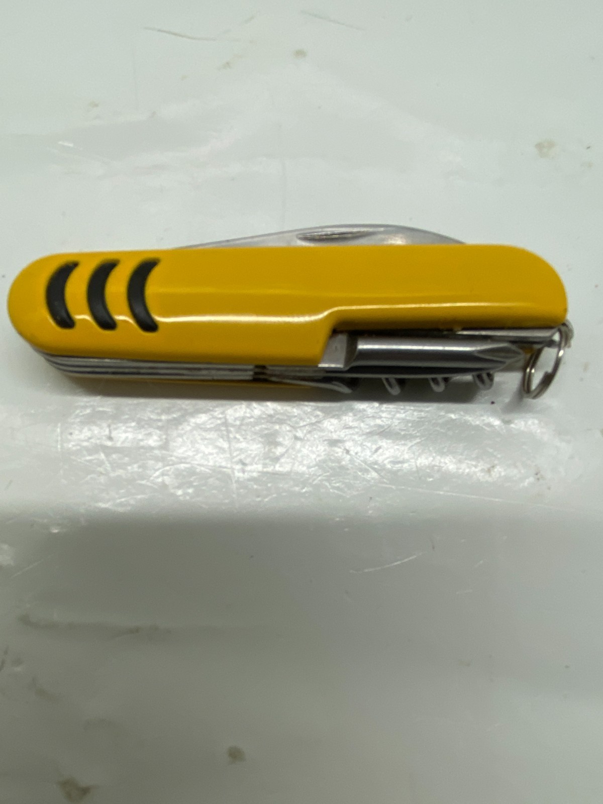 Swiss Army Style Knife Multi Tool Horizon Forest Promo Yellow Pocket Knife