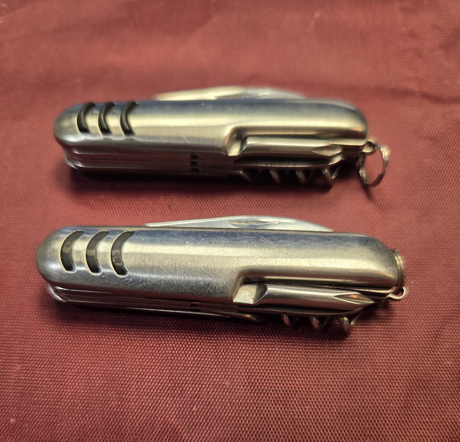 VTG Myron Multi Tool Utility Pocket Knife 7 Tool Silver / chrome + 1 unbranded