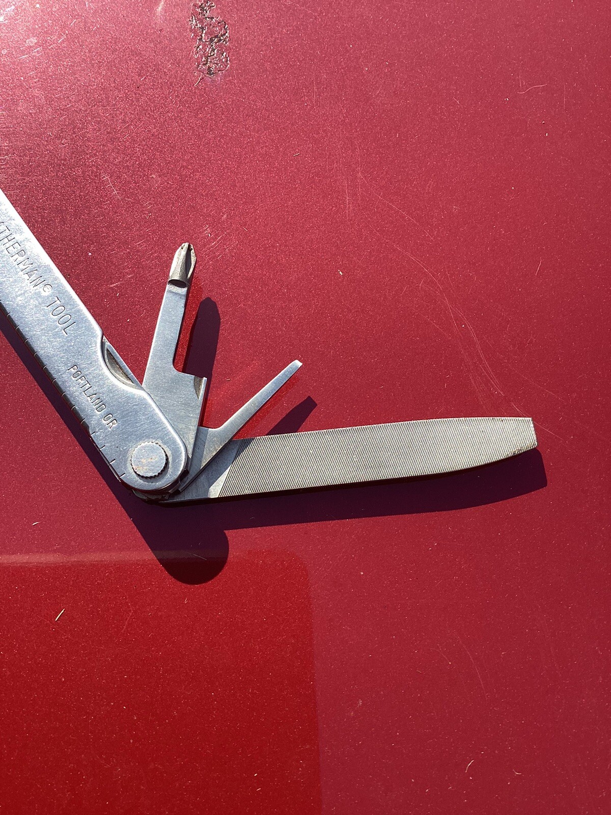 Vintage Original Leatherman TM 1325473 Multi Tool With Leather Sheath