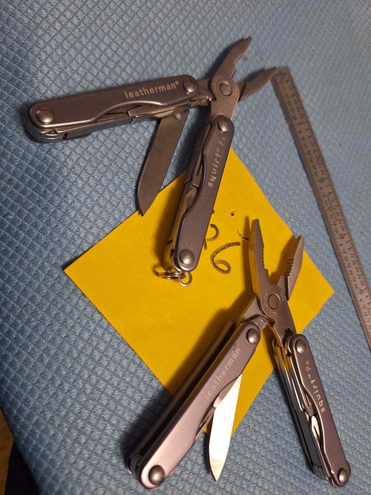 2 LEATHERMAN P4 SQUIRT Grey Multi Tools COLLECTORS GREAT GIFTS Loc 426