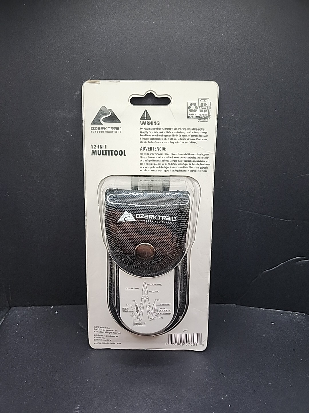 Ozark Trail 12-in-1 Multi Tool Camping Fishing