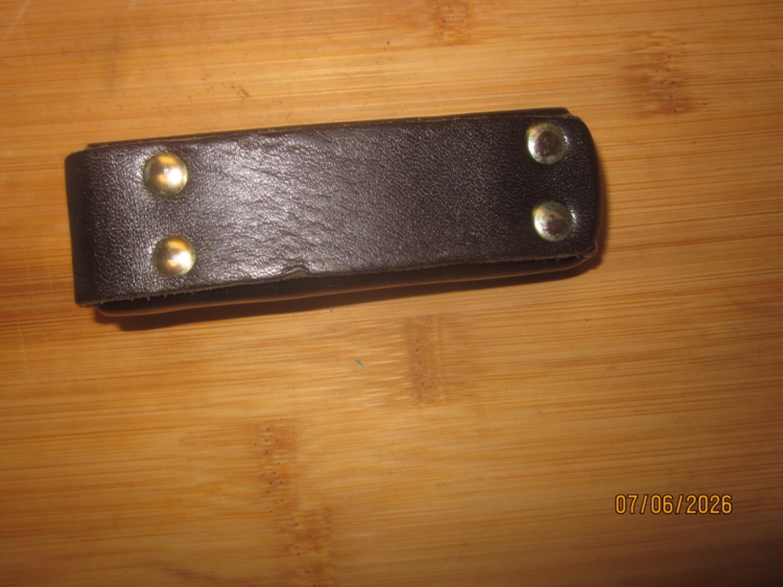 VTG LEATHERMAN PST II MULTI TOOL W/ORIGINAL LEATHER SHEATH, LOOKS UN-USED, 07-03