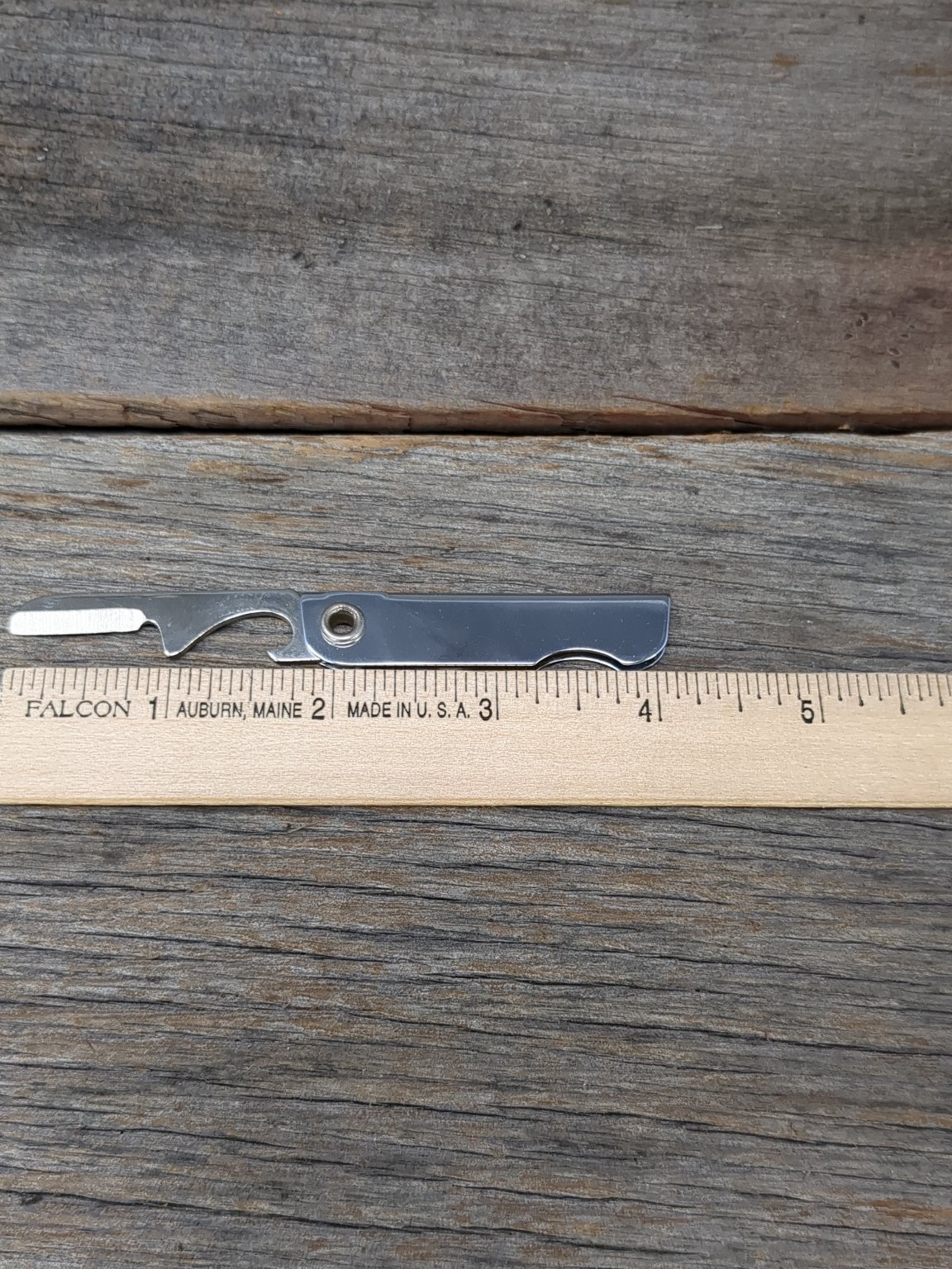 BASSETT Multi-Tool Pocket Can Bottle Opener Screwdriver Vintage 1980 USA Made