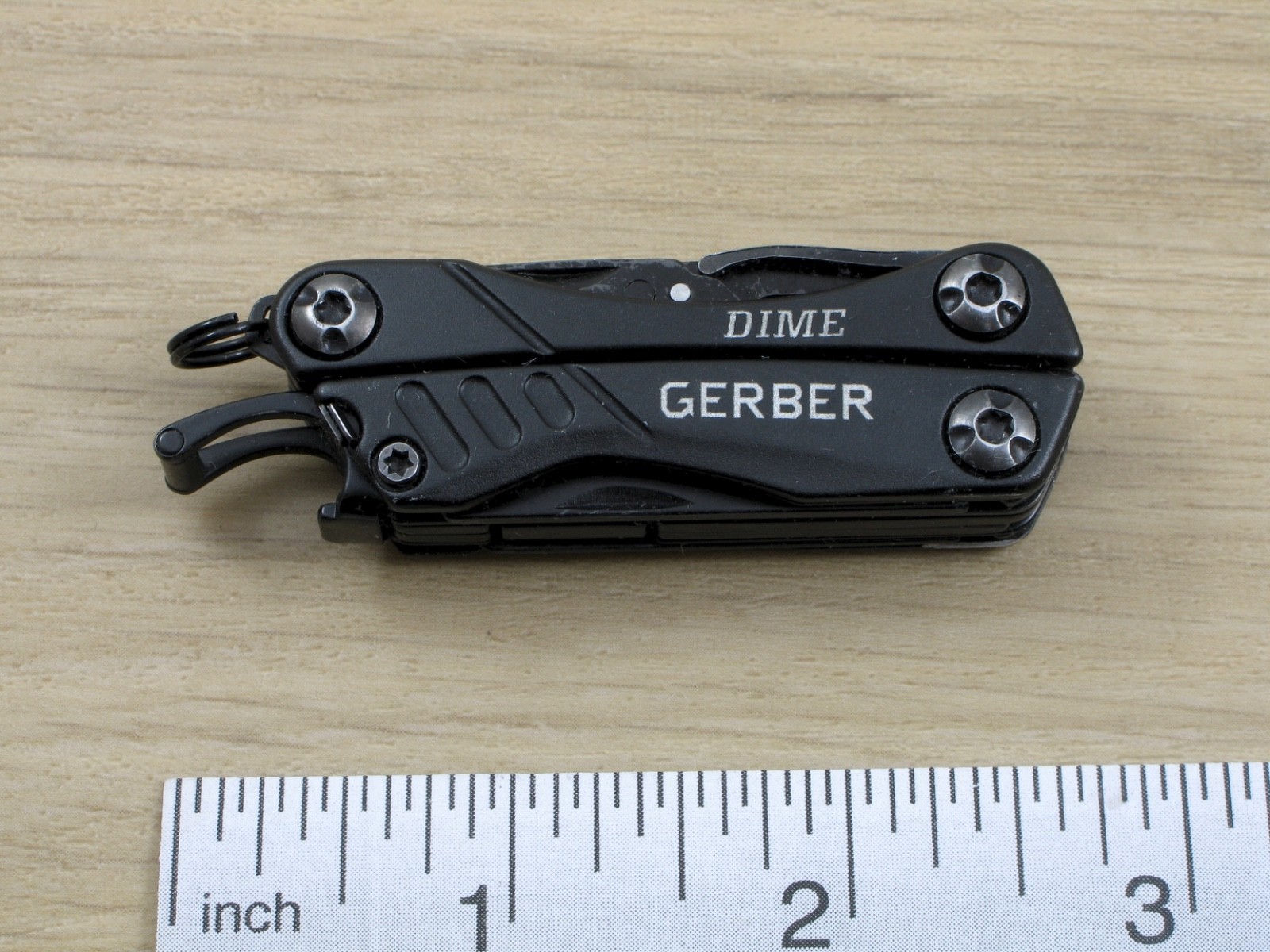 Gerber Dime Mini Multi-Tool, Knife, Pliers, Scissors, Black