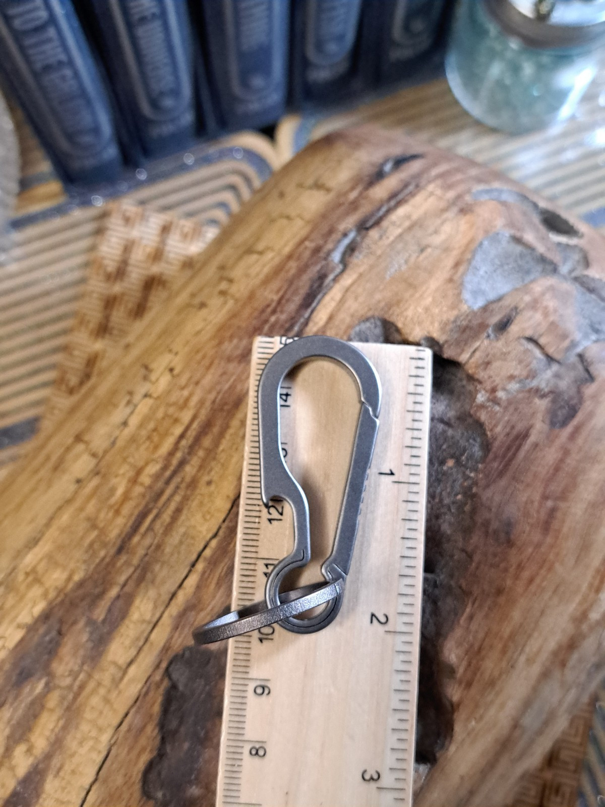 EDC Titanium Carabiner Keychain