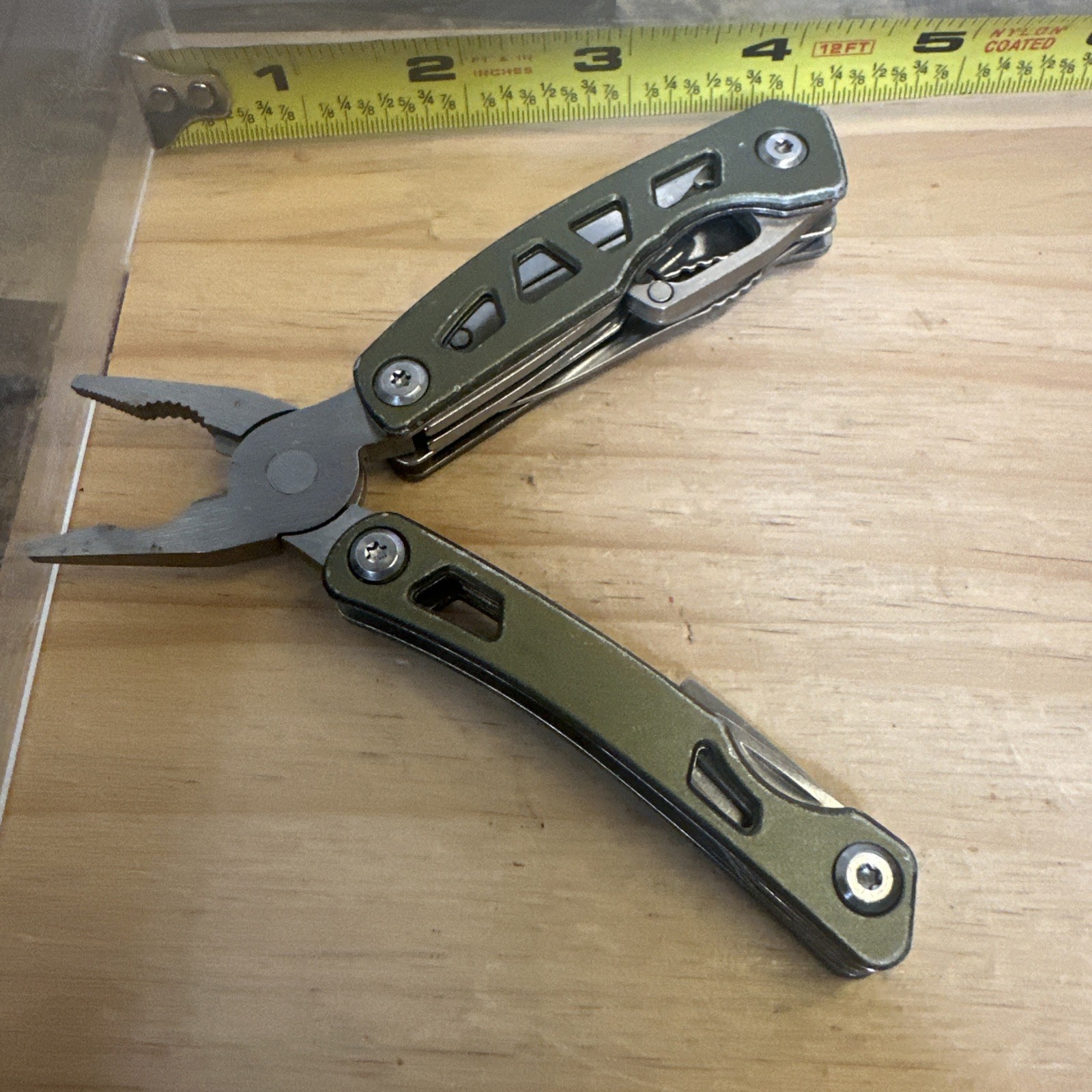 Cabela’s Branded Multi-tool Pliers Set w/2” Knife, Carabiner, Bottle Opener +3”