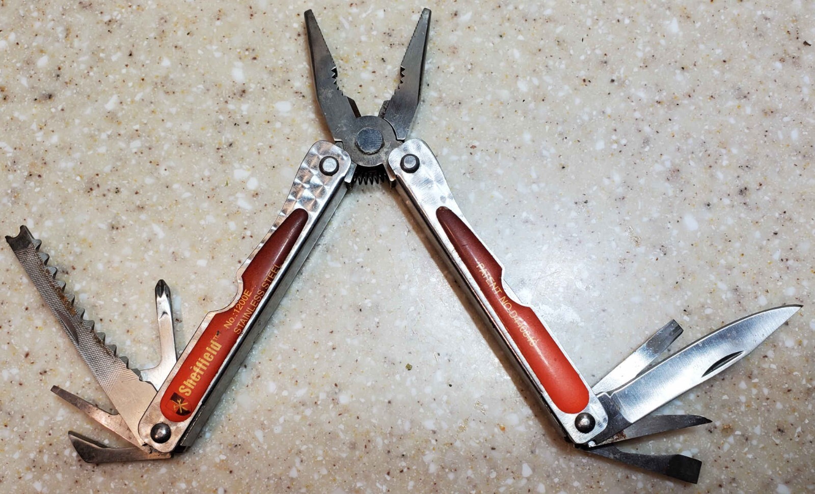 Multitool Sheffield 1200E Stainless Pliers Style AND New pocketknife multitool