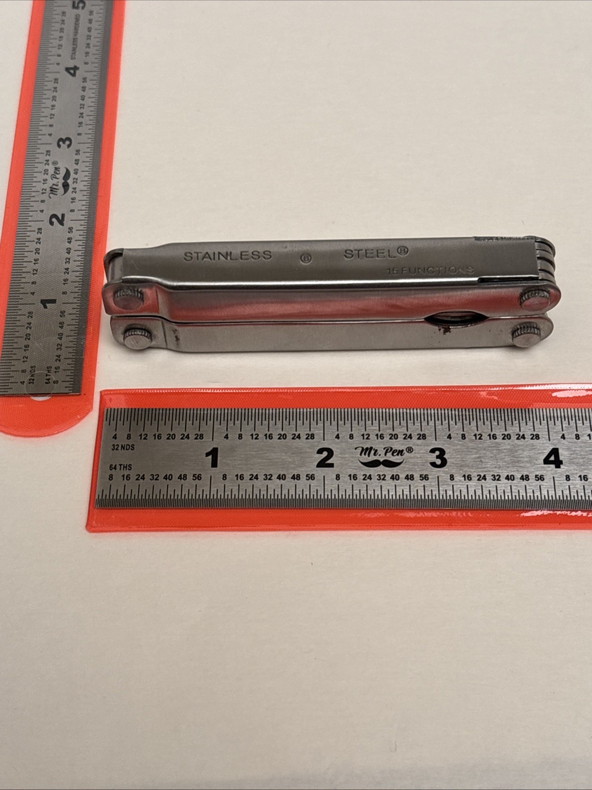 Stainless Multi Tool Pliers Camp Hunt Fish Tool box Travel Knife Ruler Survival