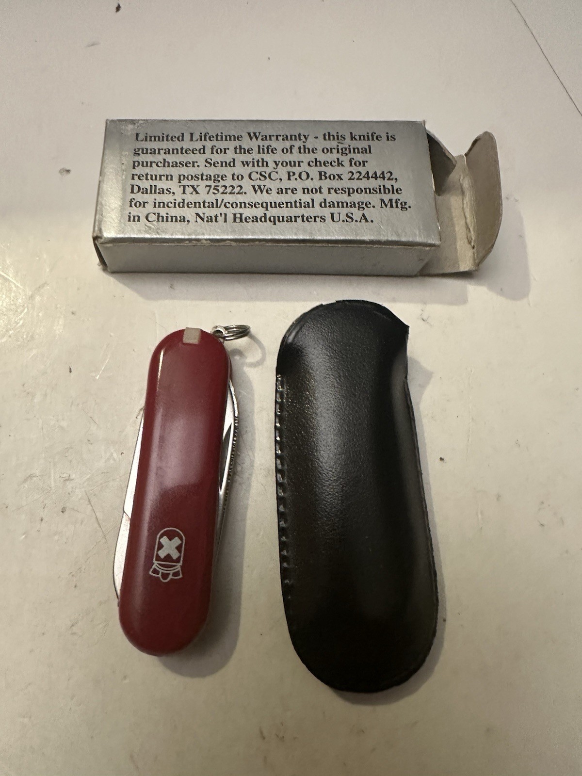ROYAL CREST Pocket Knife, Stainless Steel #SKA62P with scissors, tweezers/DWK150