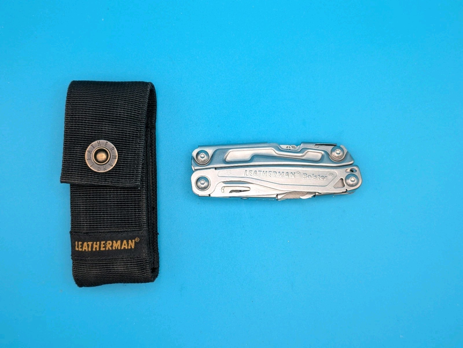 Leatherman Bolster 13 Tool Stainless Steel Multi-Tool! With Sheath!