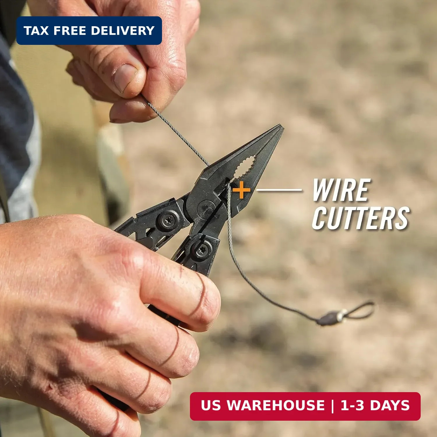 Gerber Gear Suspension-NXT EDC Multitool 15-in-1 Pocket Knife, Needle Nose Plier